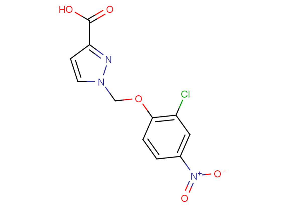 1-(2-chloro-4-nitrophenoxymethyl)-1H-pyrazole-3-carboxylic acid