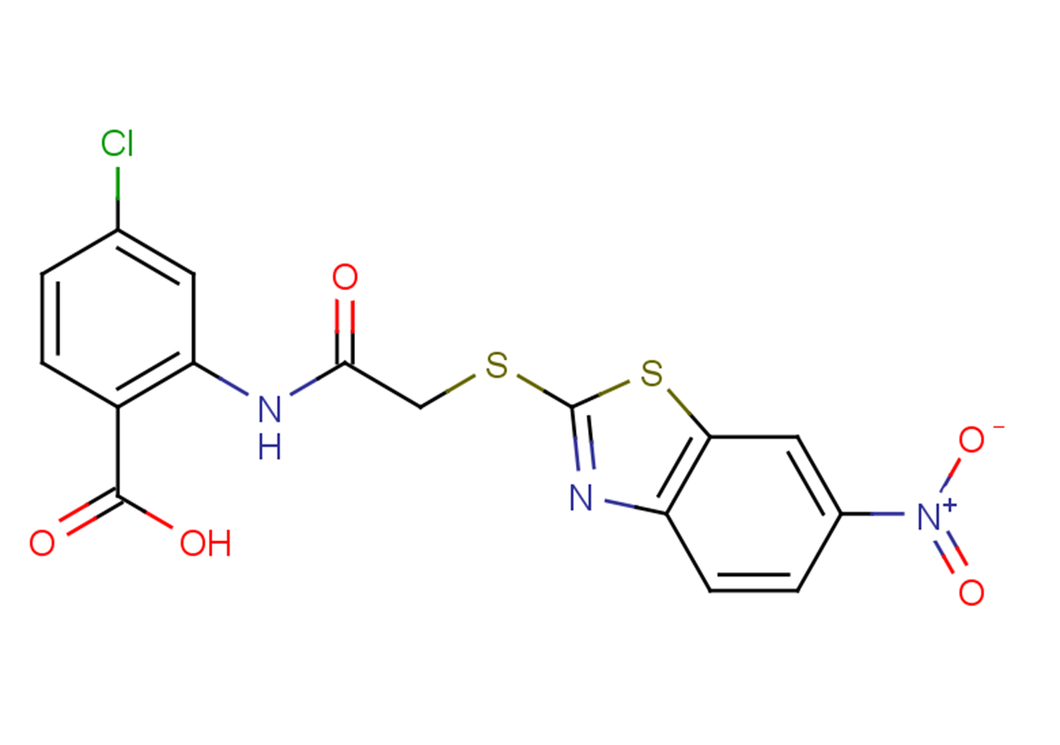 4-chloro-2-{2-[(6-nitro-1,3-benzothiazol-2-yl)sulfanyl]acetamido}benzoic acid