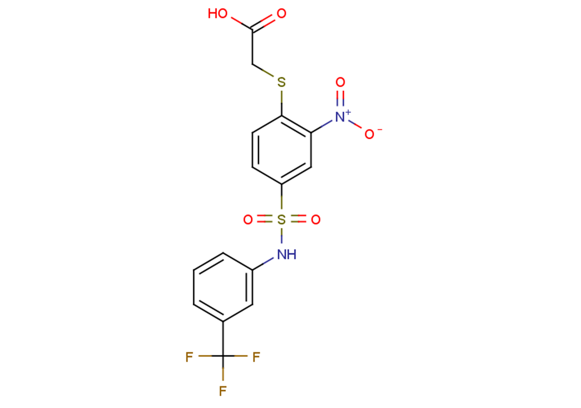 2-[(2-nitro-4-{[3-(trifluoromethyl)phenyl]sulfamoyl}phenyl)sulfanyl]acetic acid