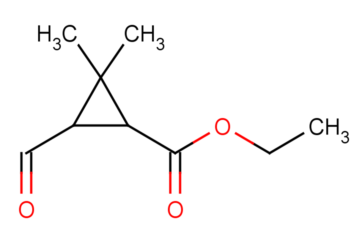 ethyl 3-formyl-2,2-dimethylcyclopropane-1-carboxylate