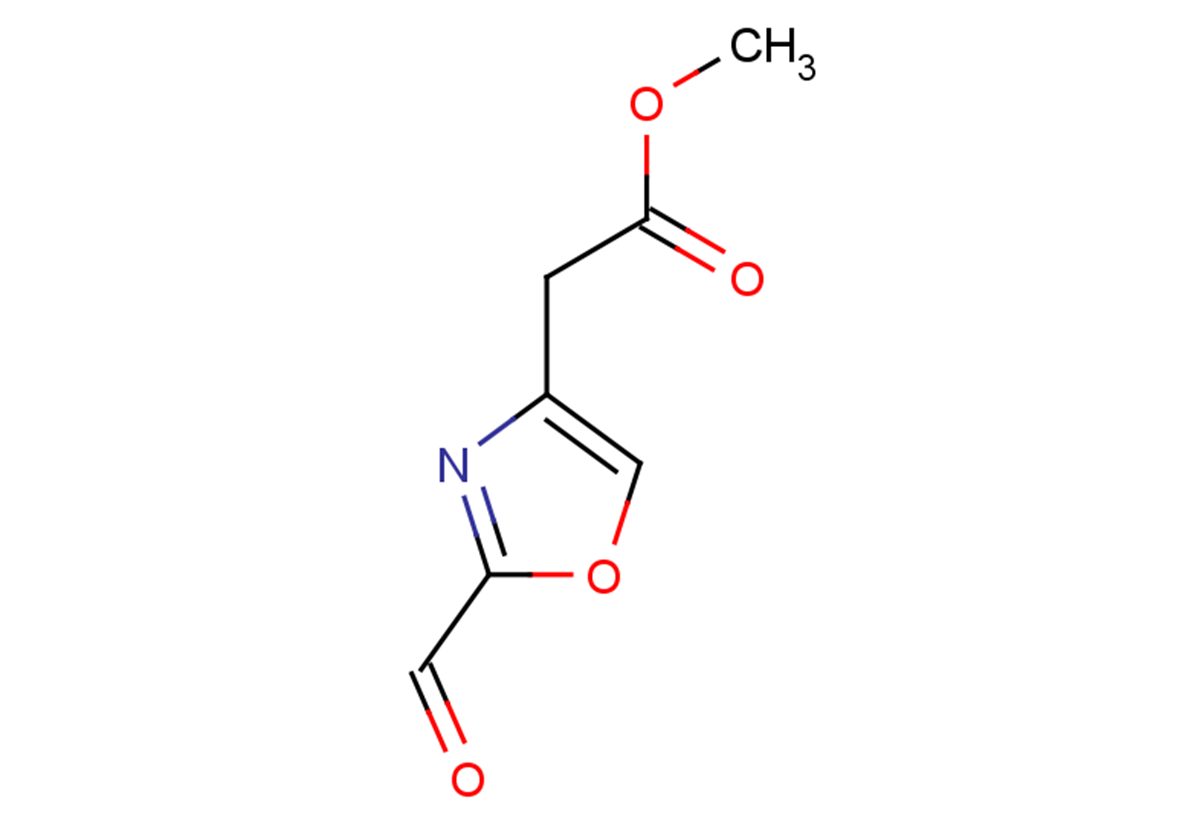 methyl 2-(2-formyl-1,3-oxazol-4-yl)acetate