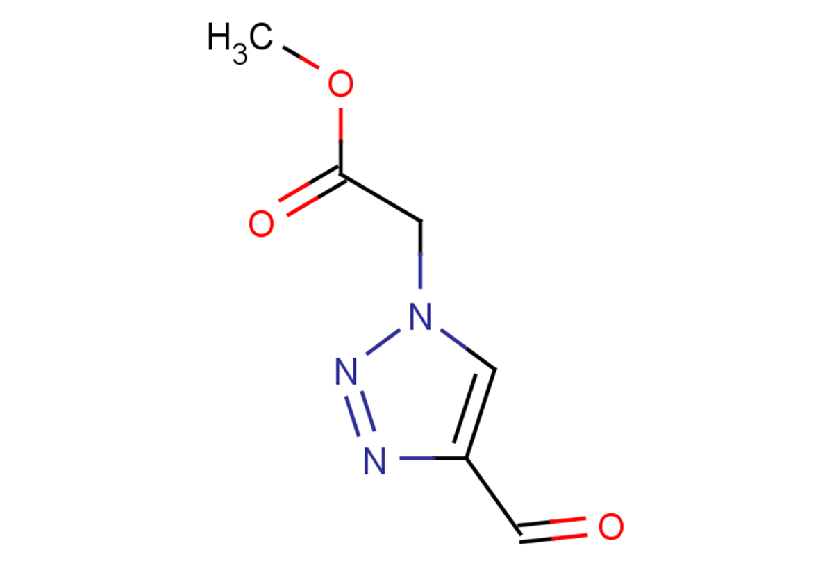 methyl 2-(4-formyl-1H-1,2,3-triazol-1-yl)acetate