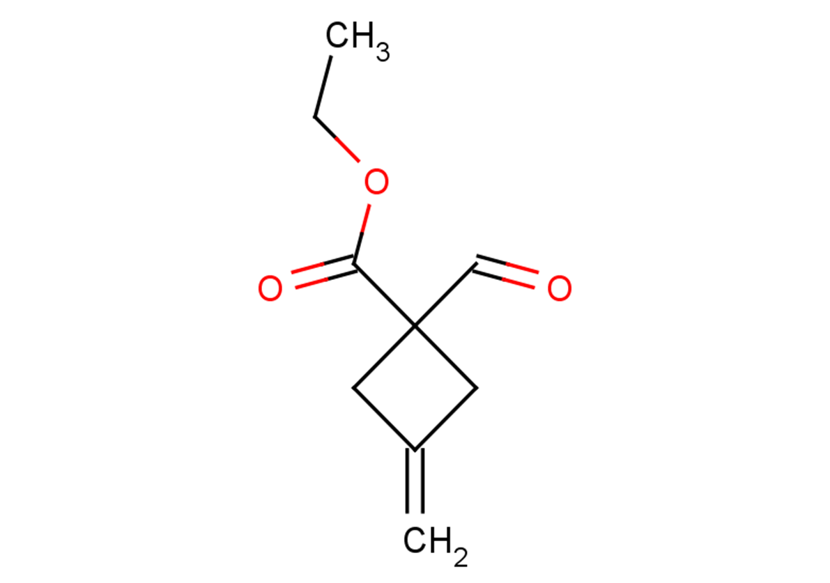 ethyl 1-formyl-3-methylidenecyclobutane-1-carboxylate