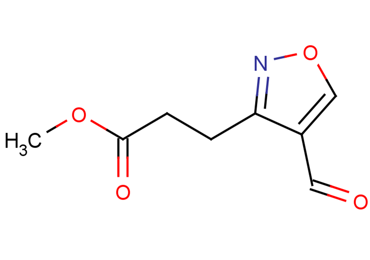 methyl 3-(4-formyl-1,2-oxazol-3-yl)propanoate