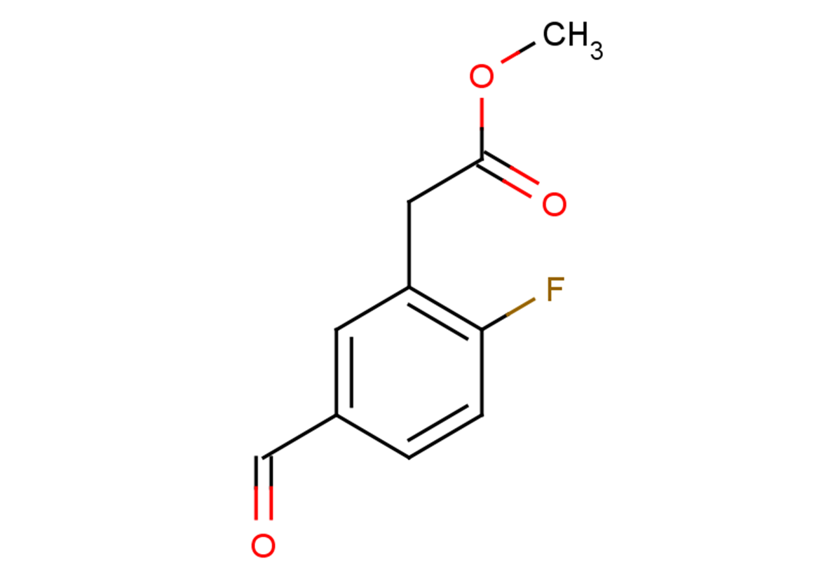 methyl 2-(2-fluoro-5-formylphenyl)acetate
