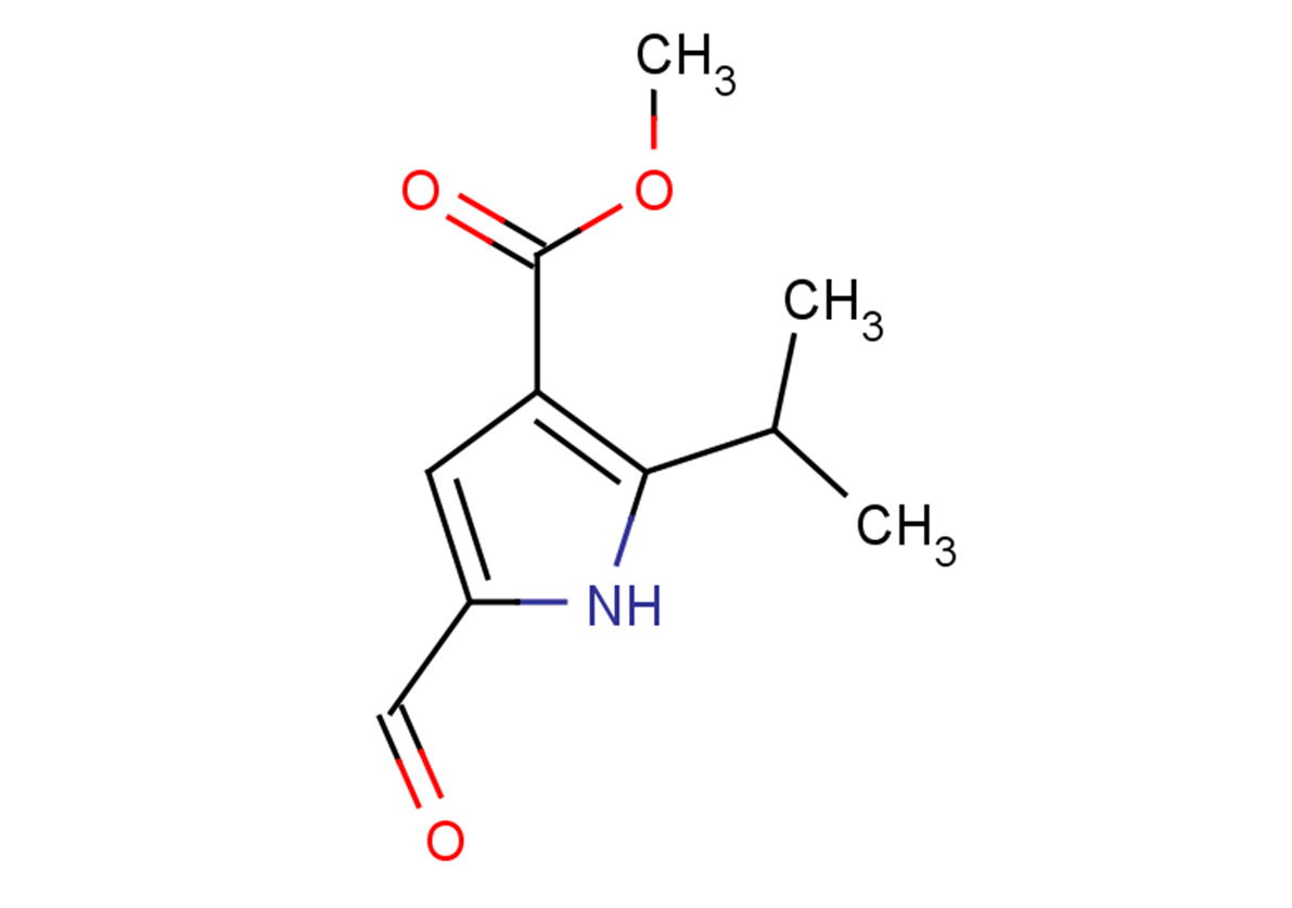 methyl 5-formyl-2-(propan-2-yl)-1H-pyrrole-3-carboxylate