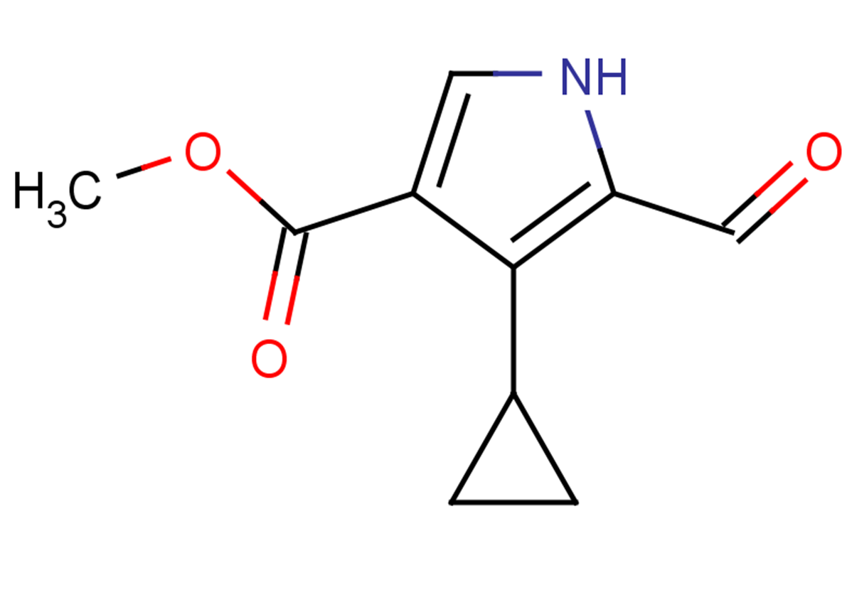 methyl 4-cyclopropyl-5-formyl-1H-pyrrole-3-carboxylate