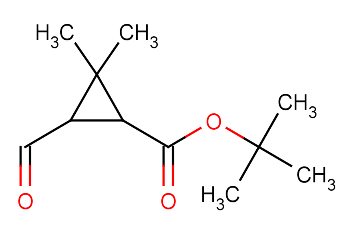 tert-butyl 3-formyl-2,2-dimethylcyclopropane-1-carboxylate
