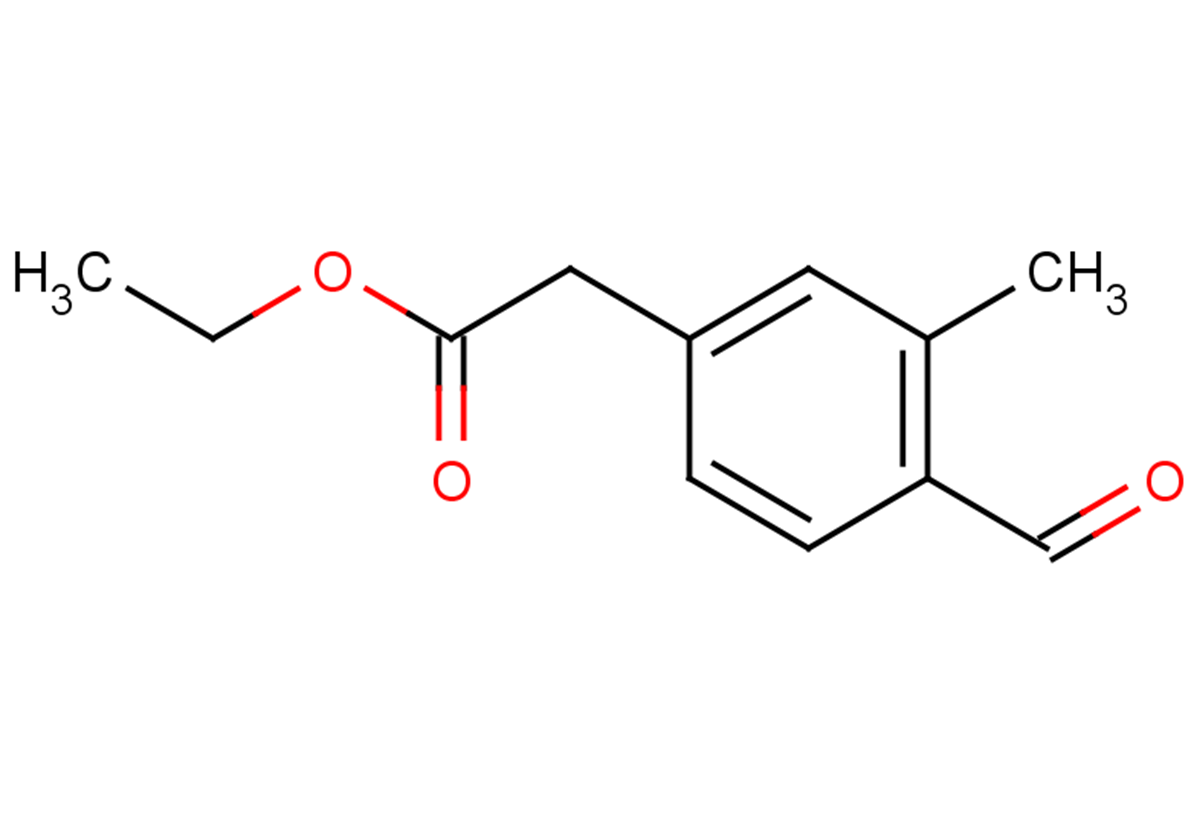 ethyl 2-(4-formyl-3-methylphenyl)acetate