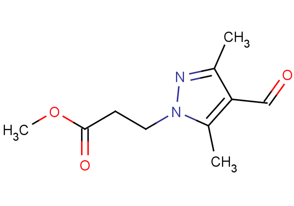 methyl 3-(4-formyl-3,5-dimethyl-1H-pyrazol-1-yl)propanoate