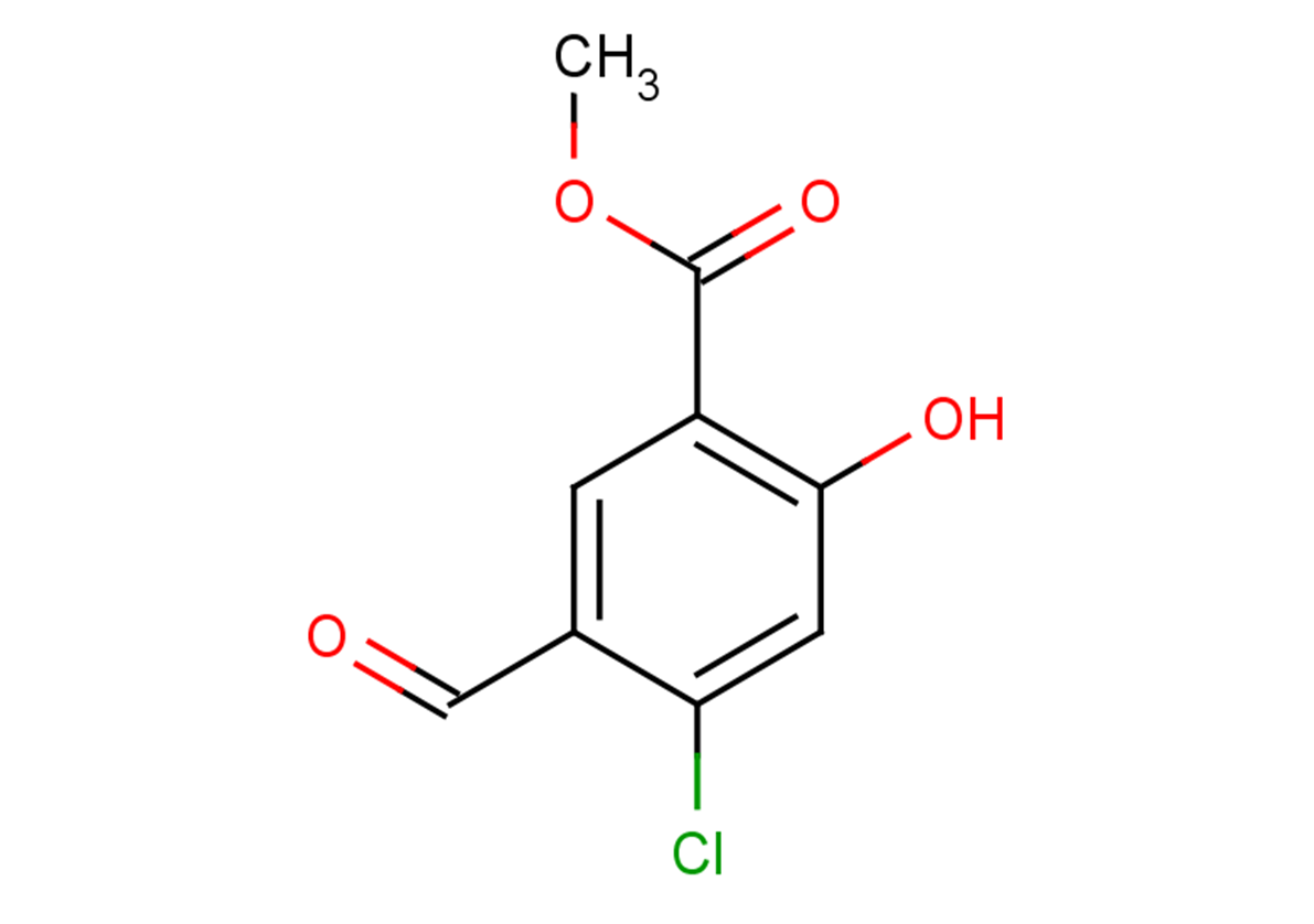 methyl 4-chloro-5-formyl-2-hydroxybenzoate