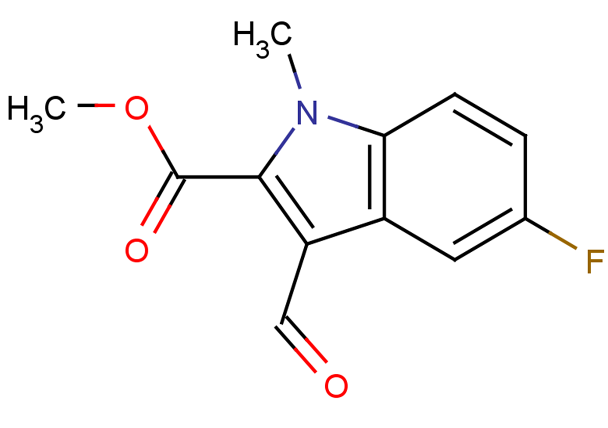 methyl 5-fluoro-3-formyl-1-methyl-1H-indole-2-carboxylate