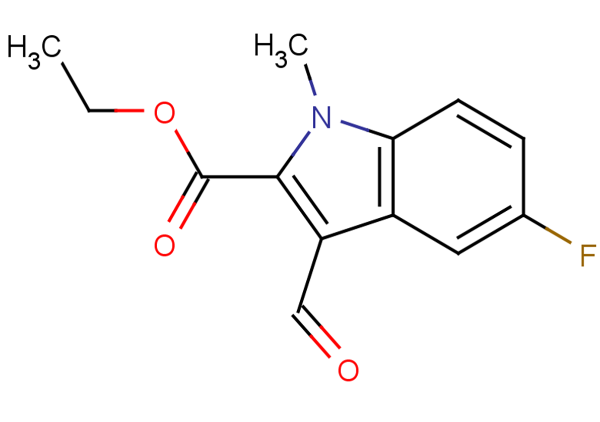ethyl 5-fluoro-3-formyl-1-methyl-1H-indole-2-carboxylate