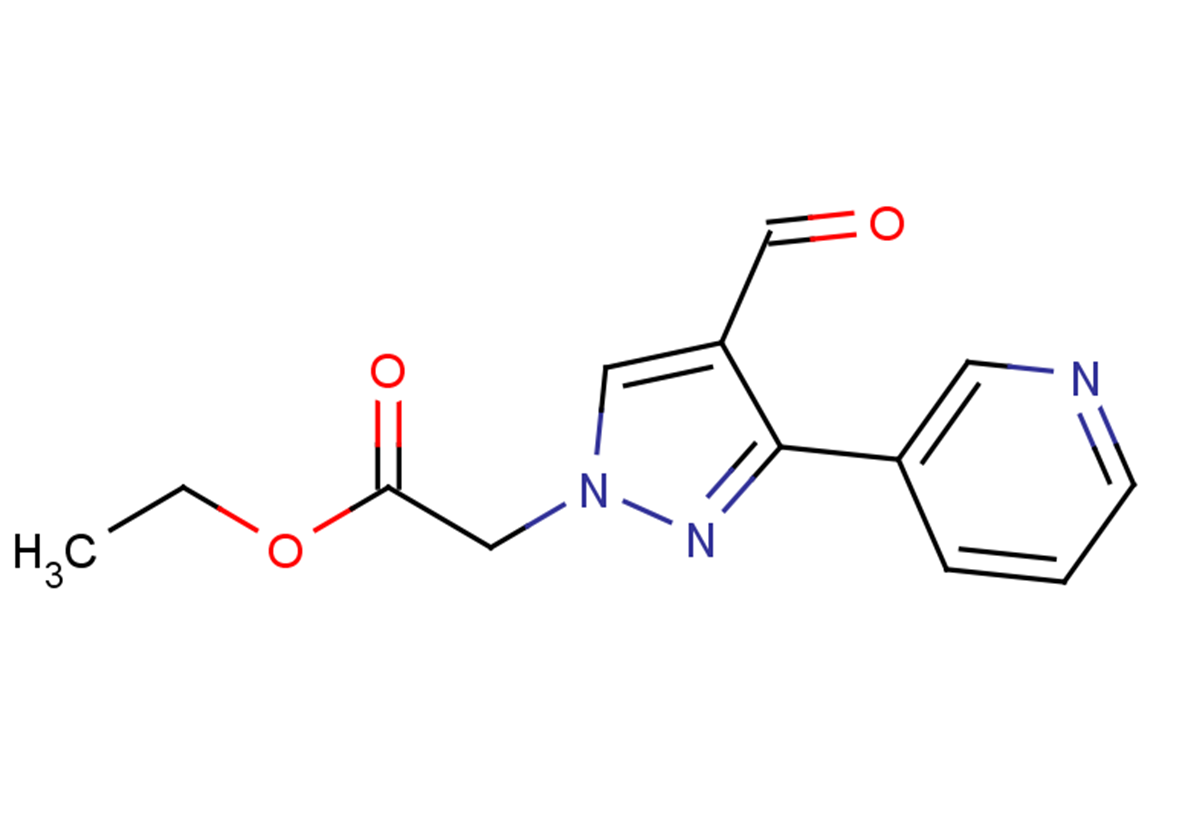 ethyl 2-[4-formyl-3-(pyridin-3-yl)-1H-pyrazol-1-yl]acetate
