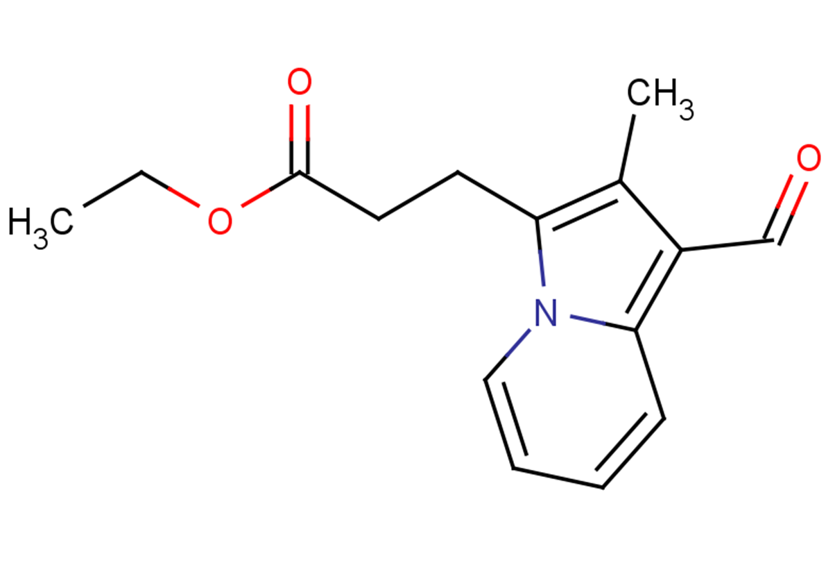 ethyl 3-(1-formyl-2-methylindolizin-3-yl)propanoate