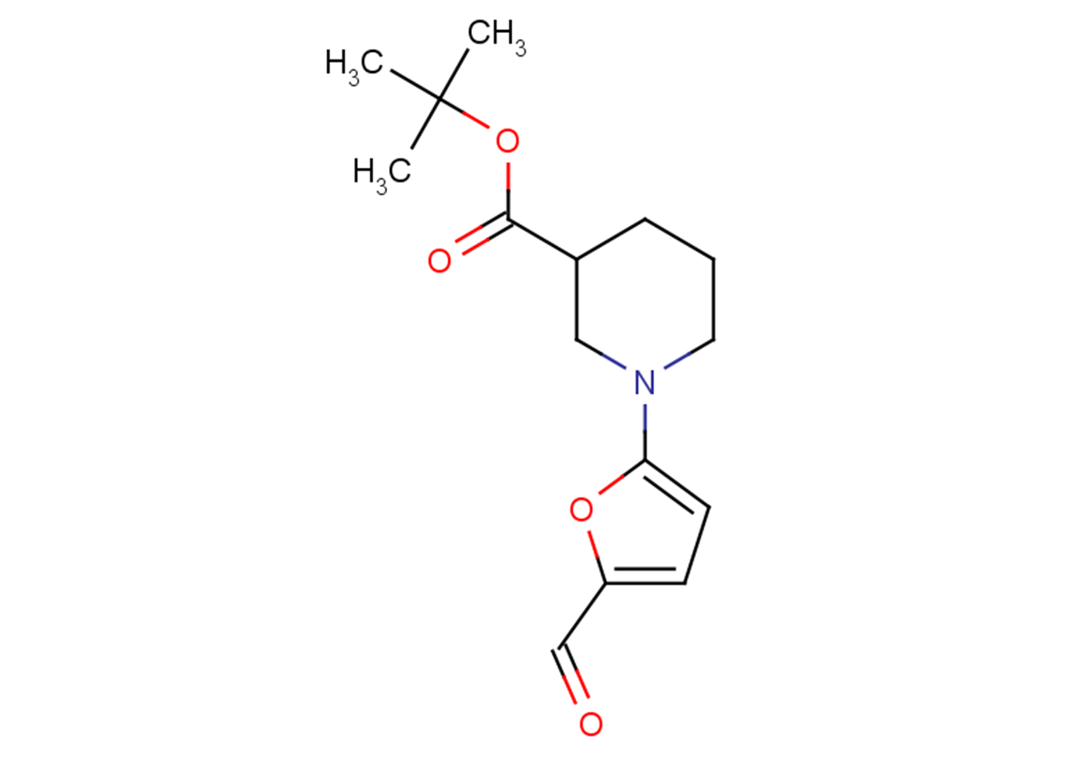 tert-butyl 1-(5-formylfuran-2-yl)piperidine-3-carboxylate