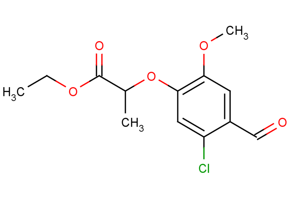 ethyl 2-(5-chloro-4-formyl-2-methoxyphenoxy)propanoate