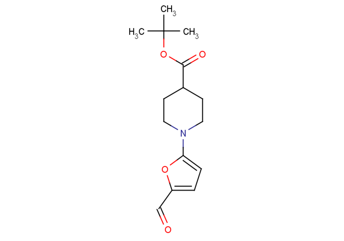 tert-butyl 1-(5-formylfuran-2-yl)piperidine-4-carboxylate