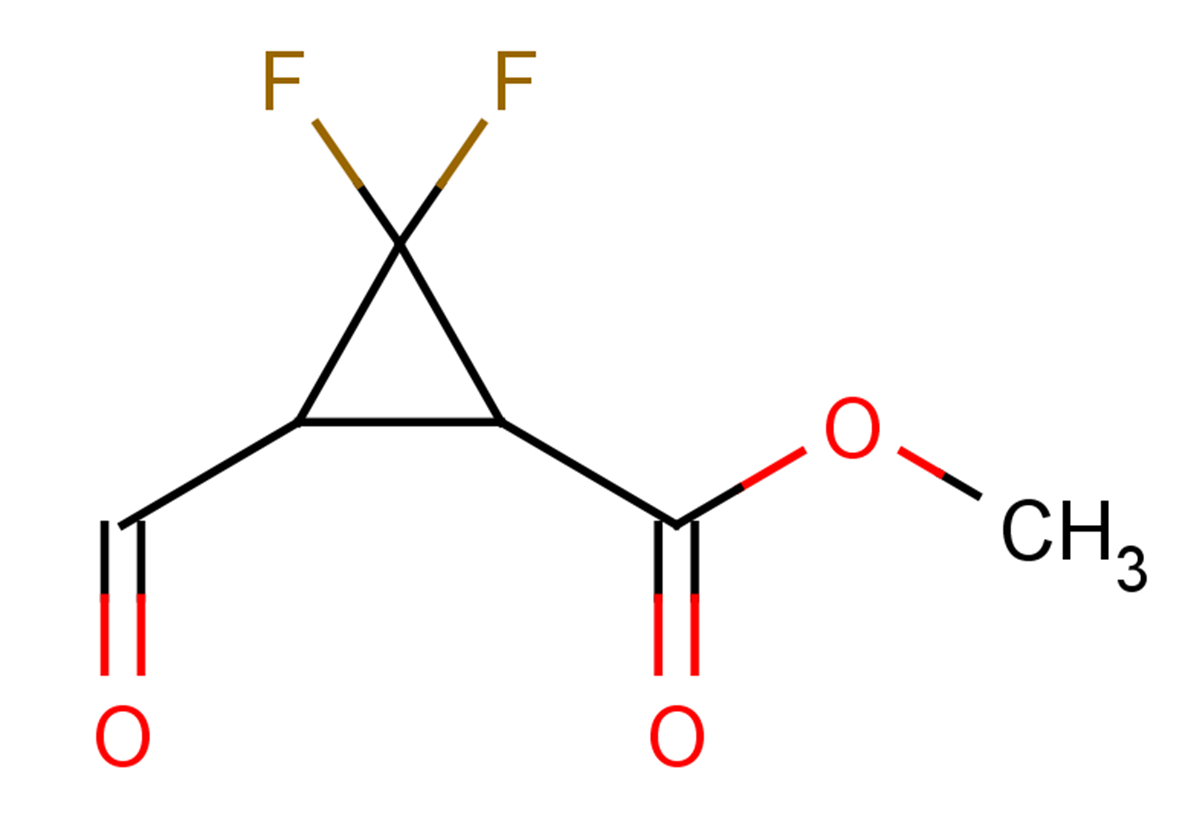 methyl 2,2-difluoro-3-formylcyclopropane-1-carboxylate