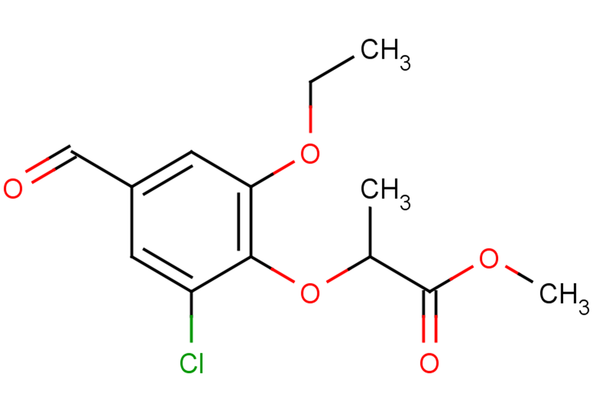 methyl 2-(2-chloro-6-ethoxy-4-formylphenoxy)propanoate