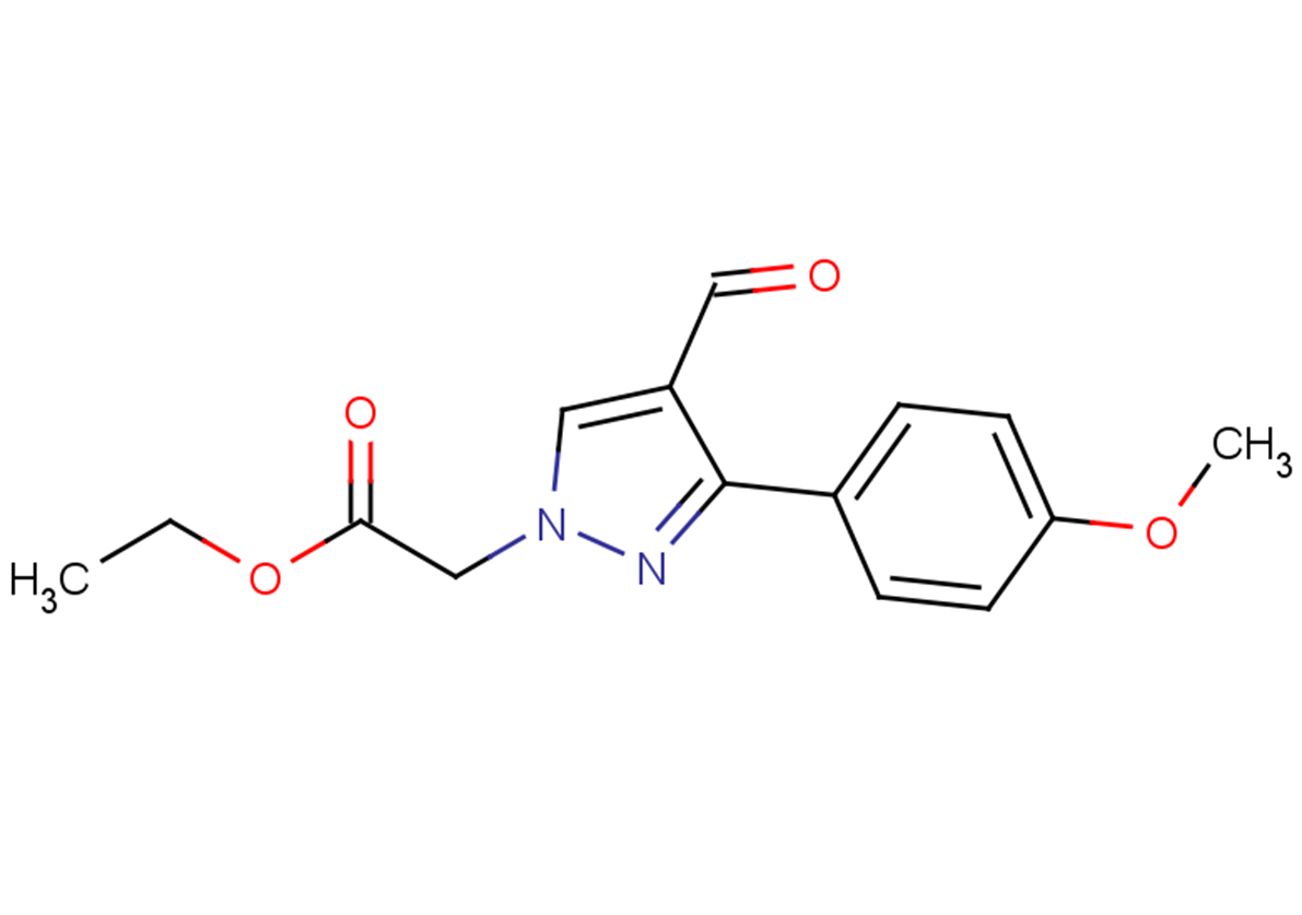 ethyl 2-[4-formyl-3-(4-methoxyphenyl)-1H-pyrazol-1-yl]acetate