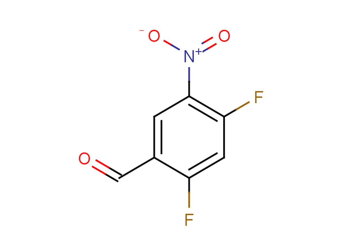 2,4-difluoro-5-nitrobenzaldehyde