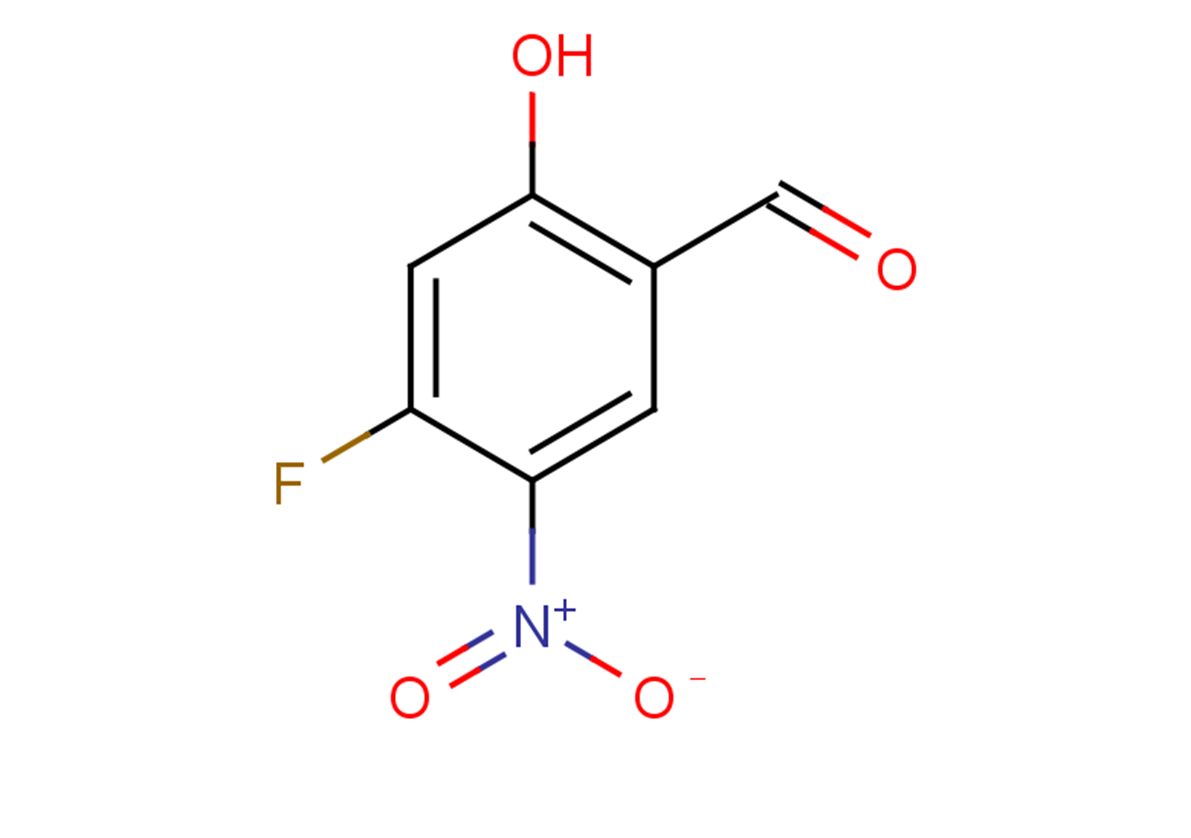 4-fluoro-2-hydroxy-5-nitrobenzaldehyde