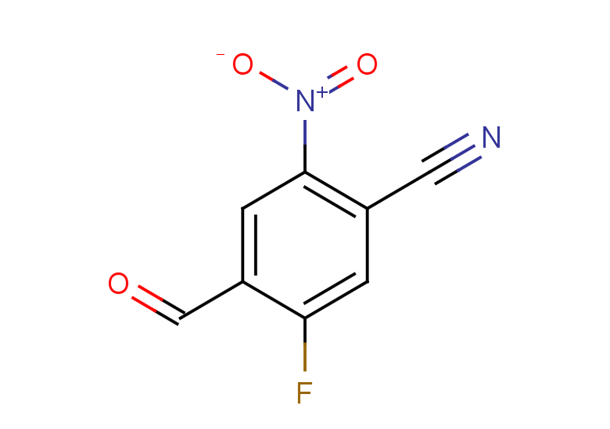 5-fluoro-4-formyl-2-nitrobenzonitrile