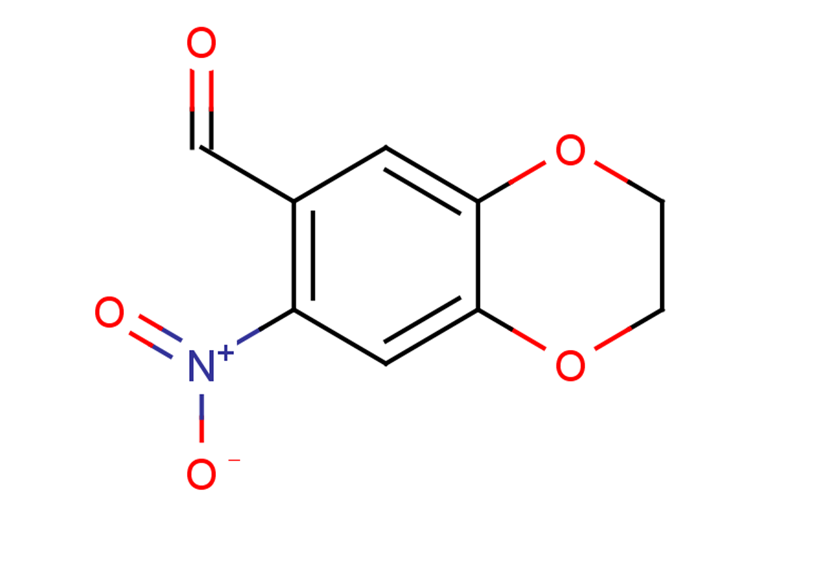 7-nitro-2,3-dihydro-1,4-benzodioxine-6-carbaldehyde