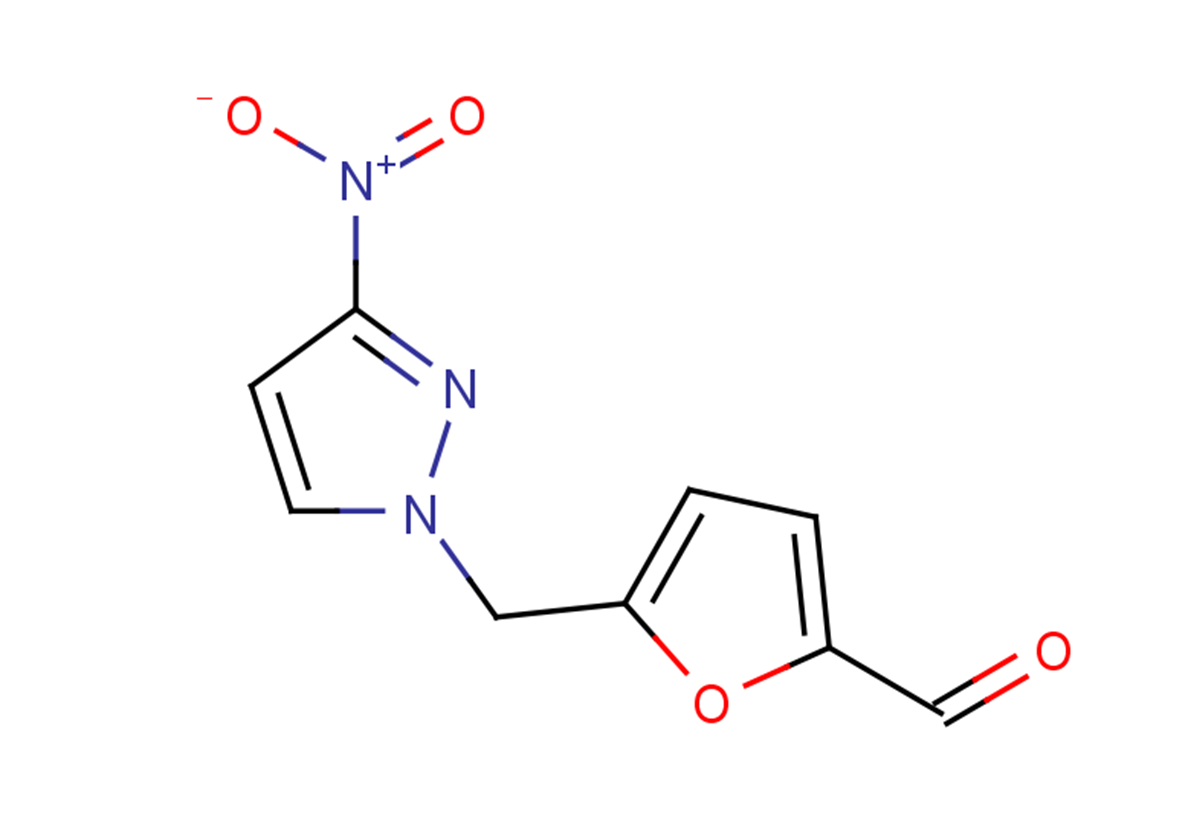 5-[(3-nitro-1H-pyrazol-1-yl)methyl]furan-2-carbaldehyde