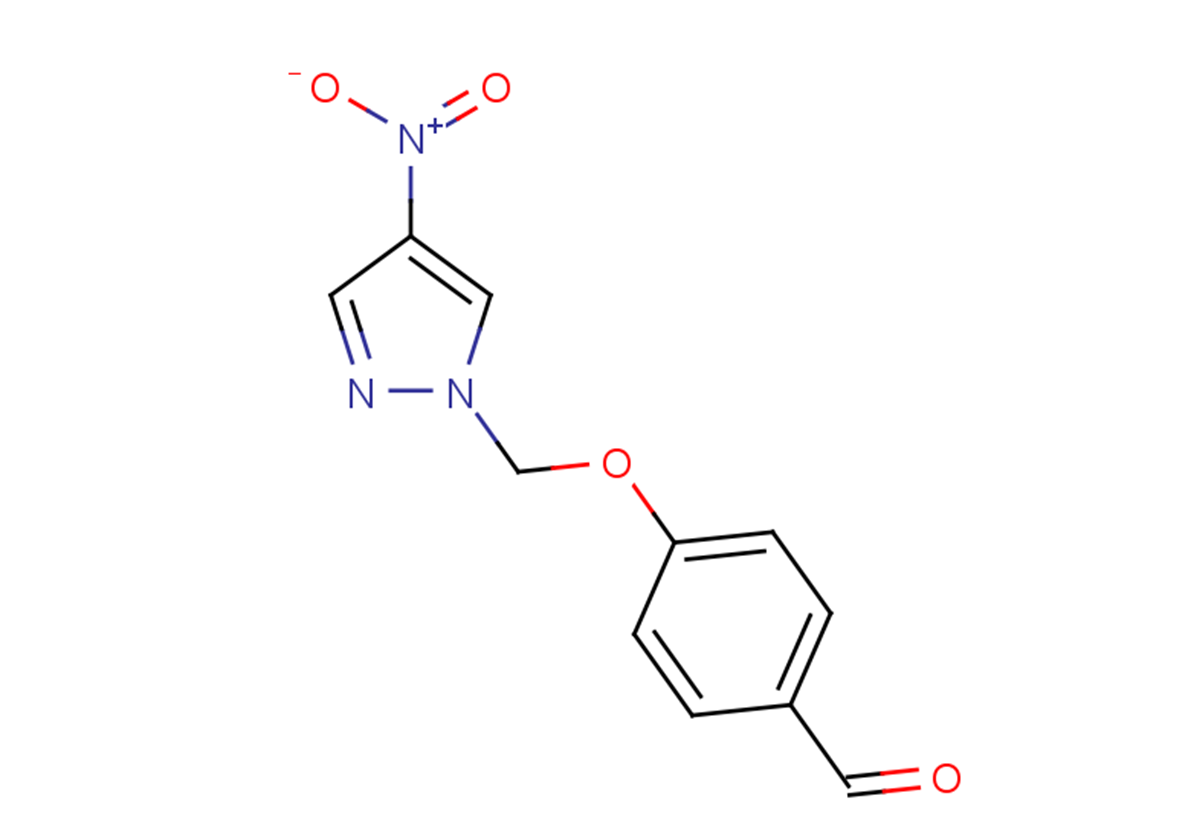 4-[(4-nitro-1H-pyrazol-1-yl)methoxy]benzaldehyde