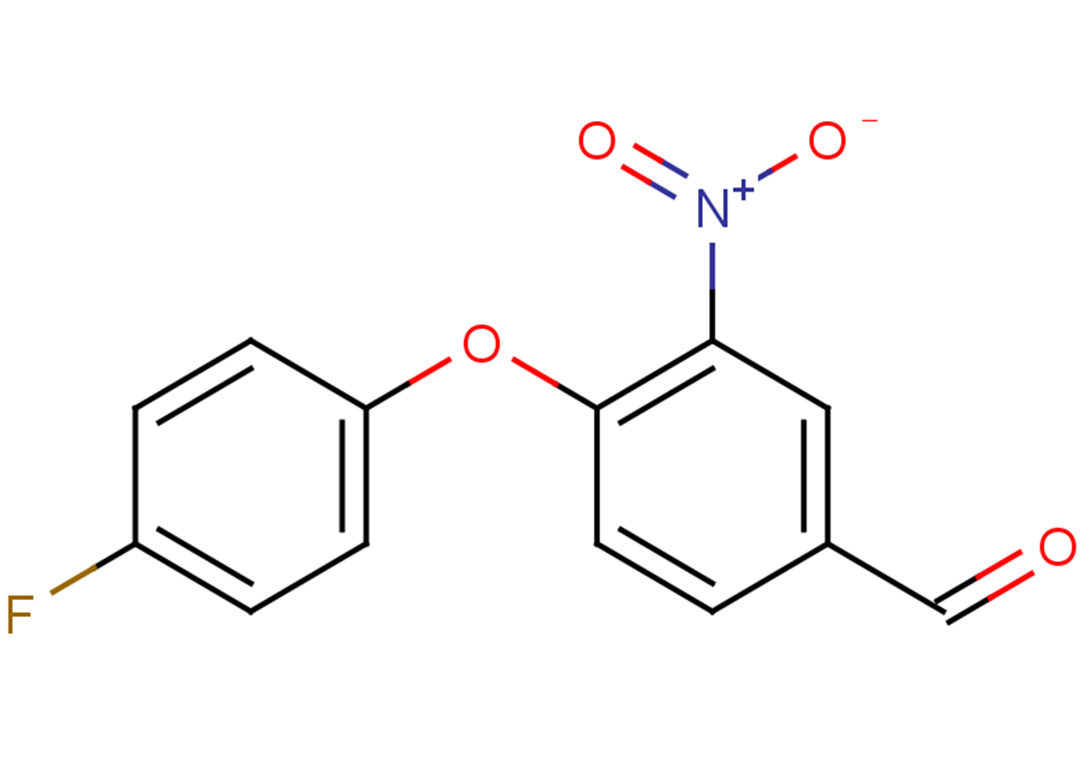 4-(4-fluorophenoxy)-3-nitrobenzaldehyde