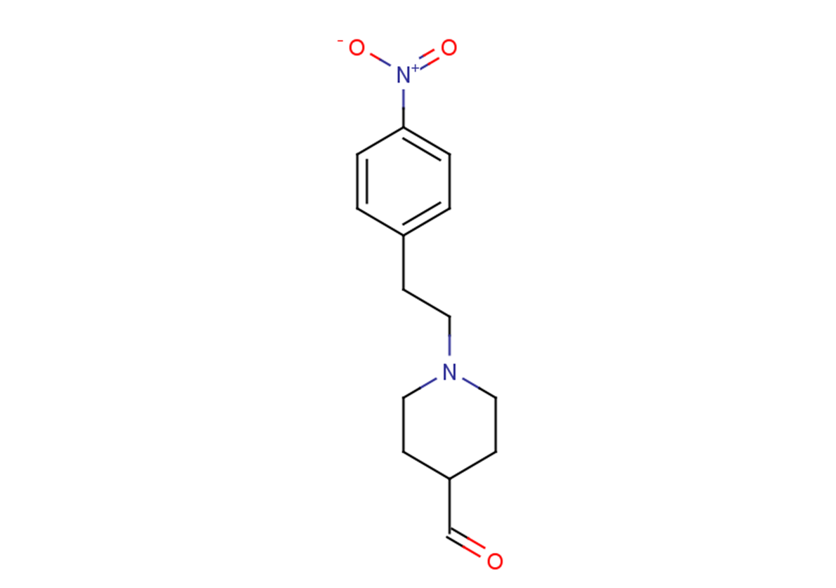 1-[2-(4-nitrophenyl)ethyl]piperidine-4-carbaldehyde