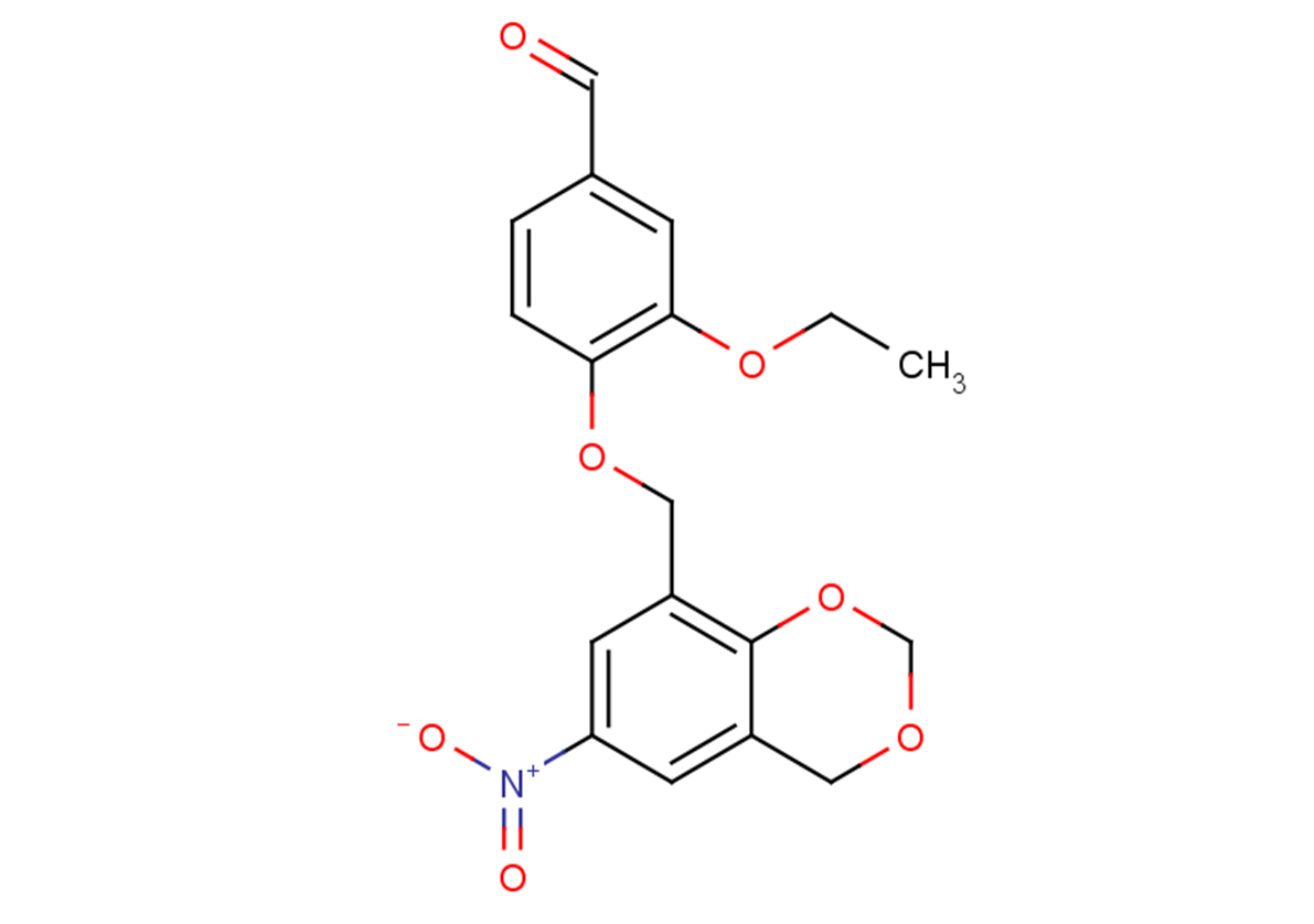 3-ethoxy-4-[(6-nitro-2,4-dihydro-1,3-benzodioxin-8-yl)methoxy]benzaldehyde