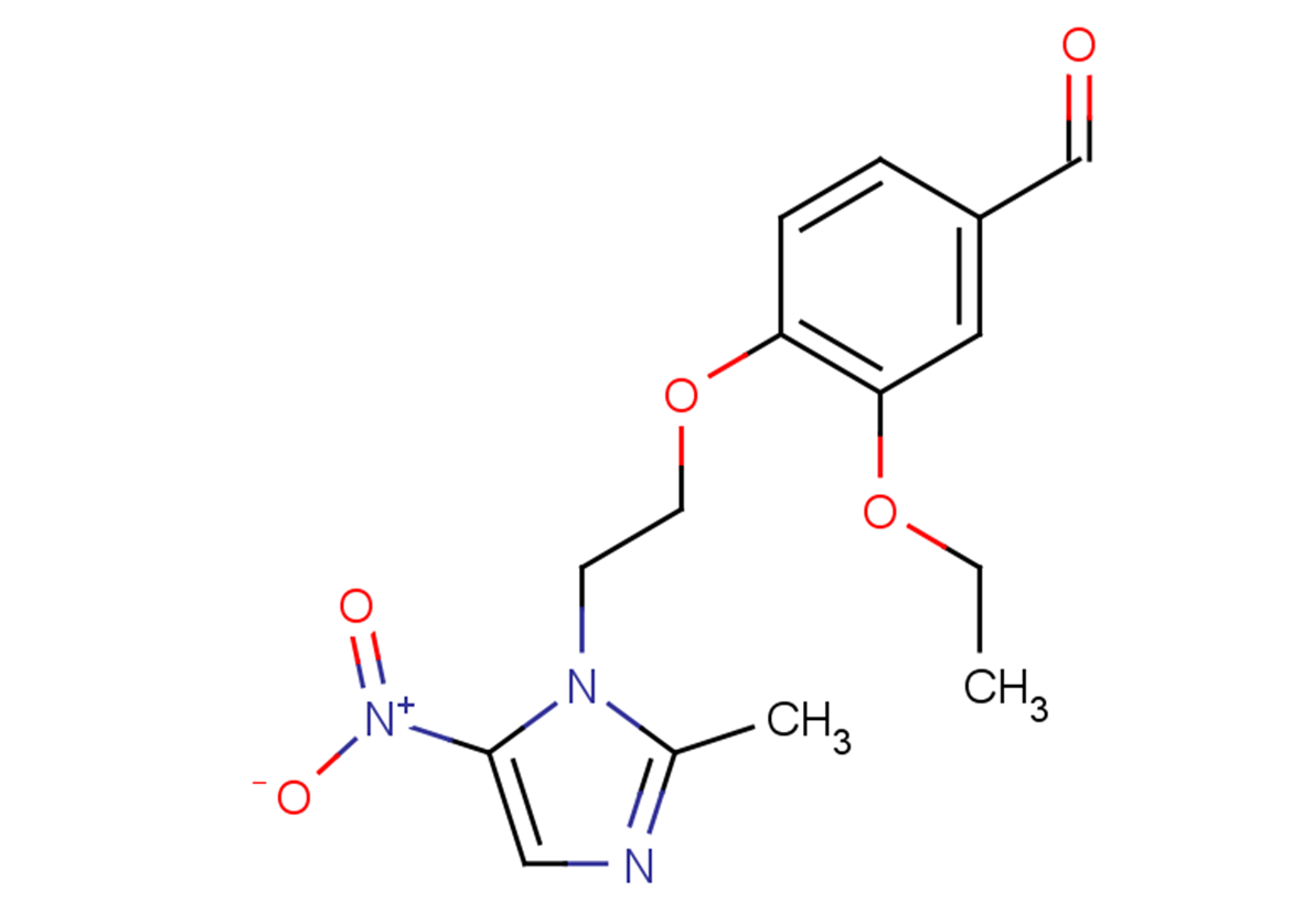 3-ethoxy-4-[2-(2-methyl-5-nitro-1H-imidazol-1-yl)ethoxy]benzaldehyde