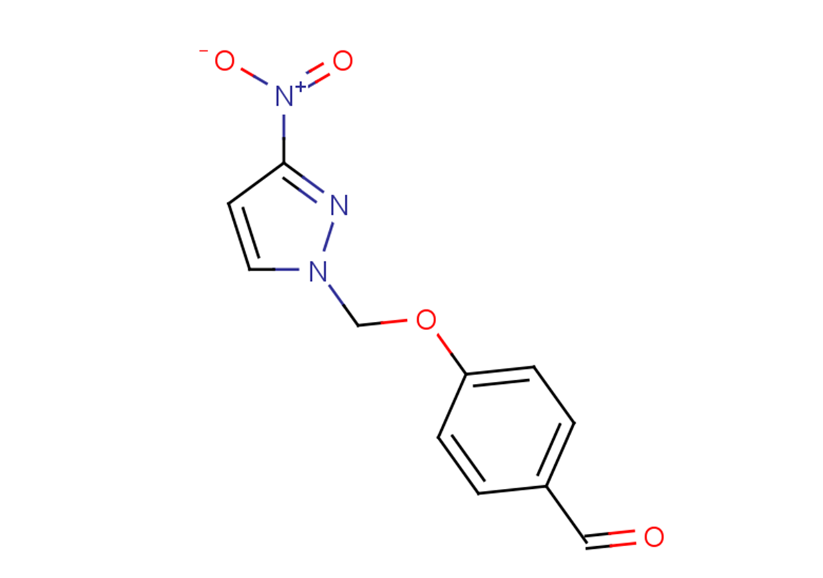 4-[(3-nitro-1H-pyrazol-1-yl)methoxy]benzaldehyde