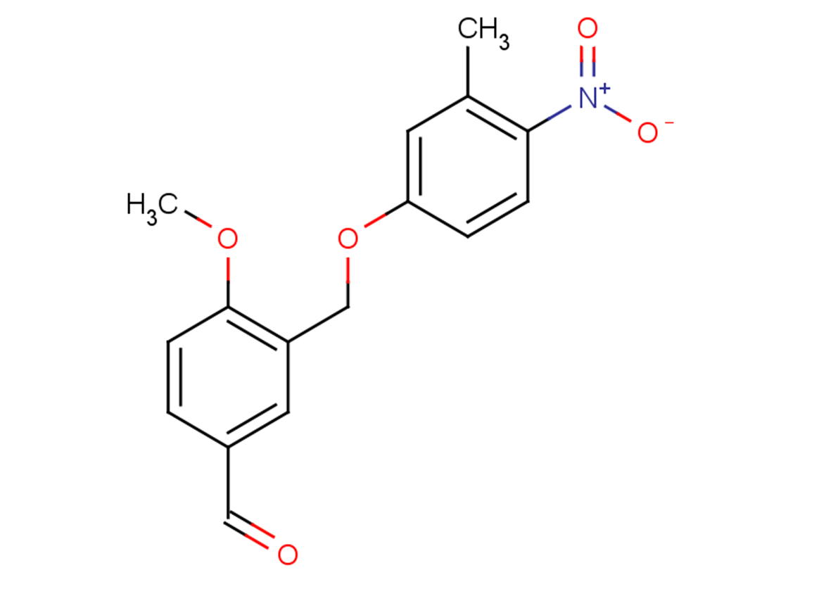 4-methoxy-3-(3-methyl-4-nitrophenoxymethyl)benzaldehyde