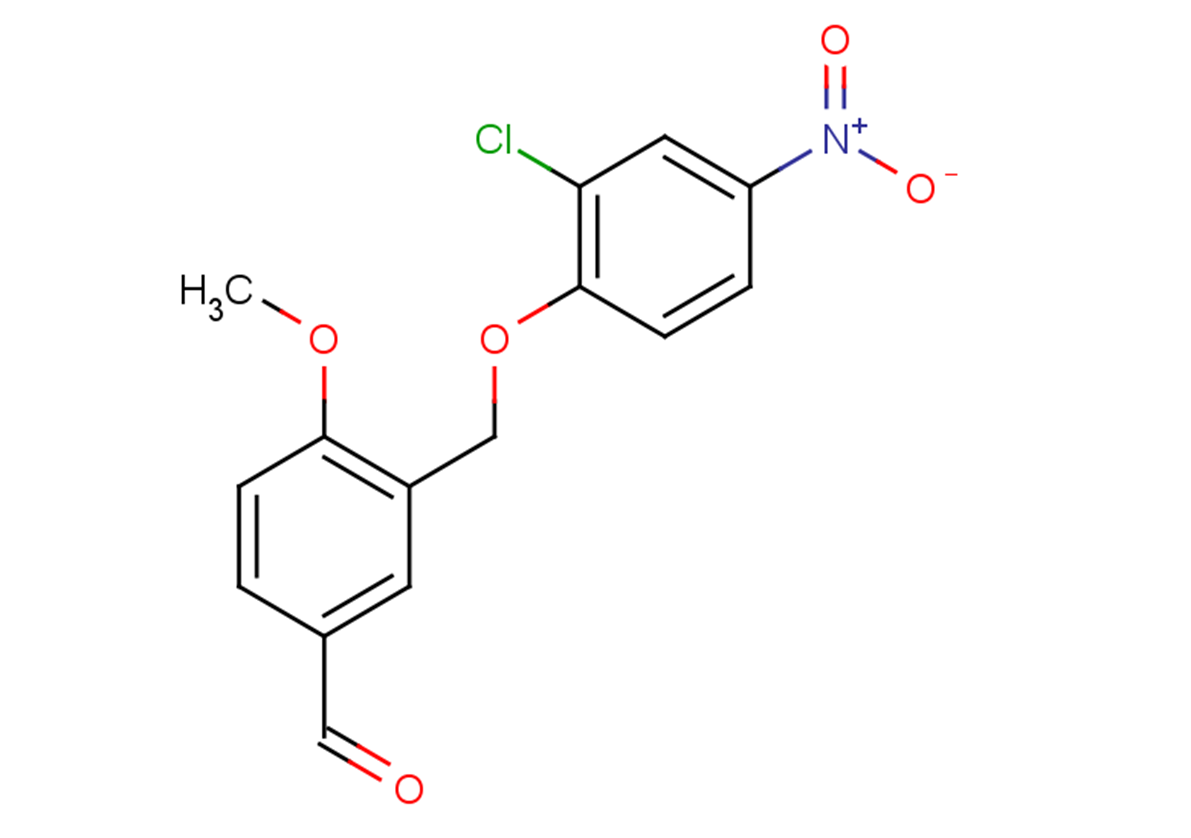 3-(2-chloro-4-nitrophenoxymethyl)-4-methoxybenzaldehyde