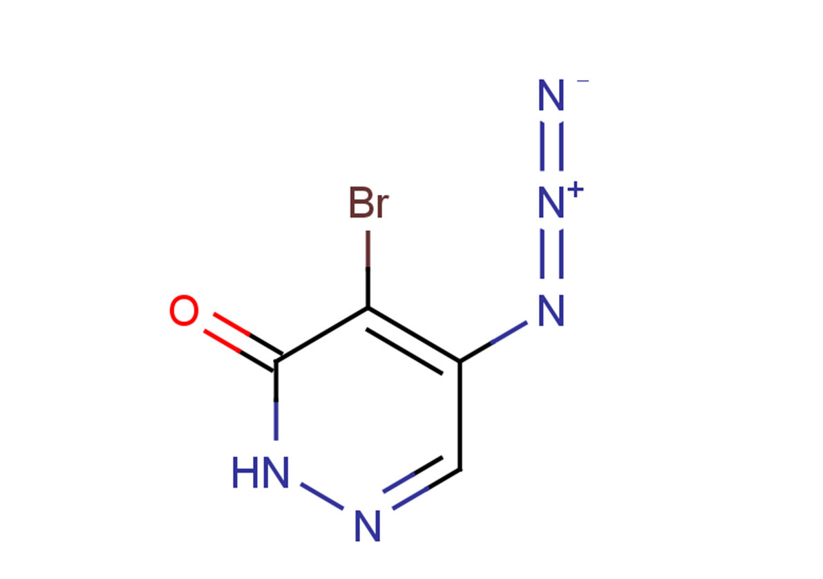 5-azido-4-bromo-2,3-dihydropyridazin-3-one