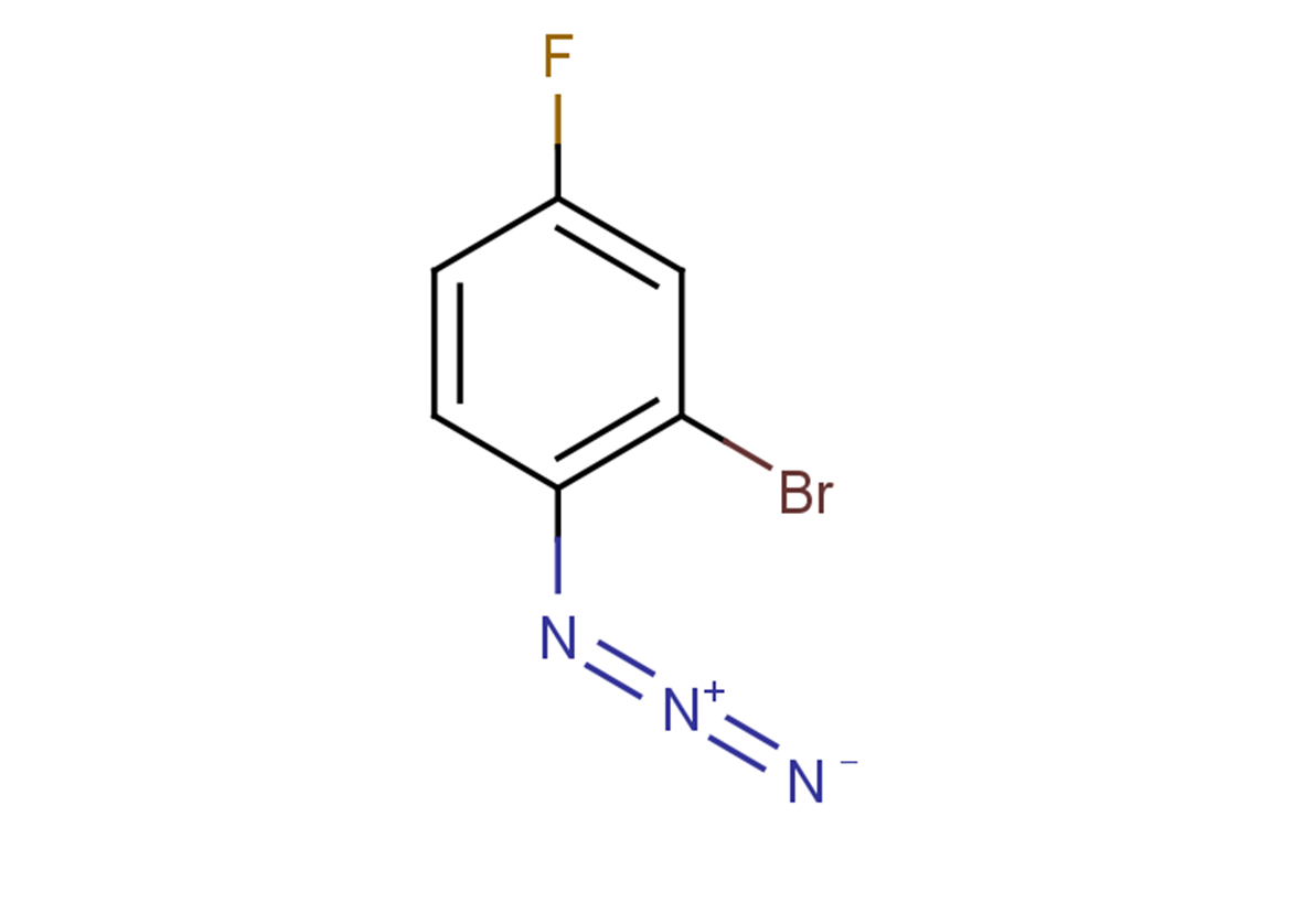 1-azido-2-bromo-4-fluorobenzene