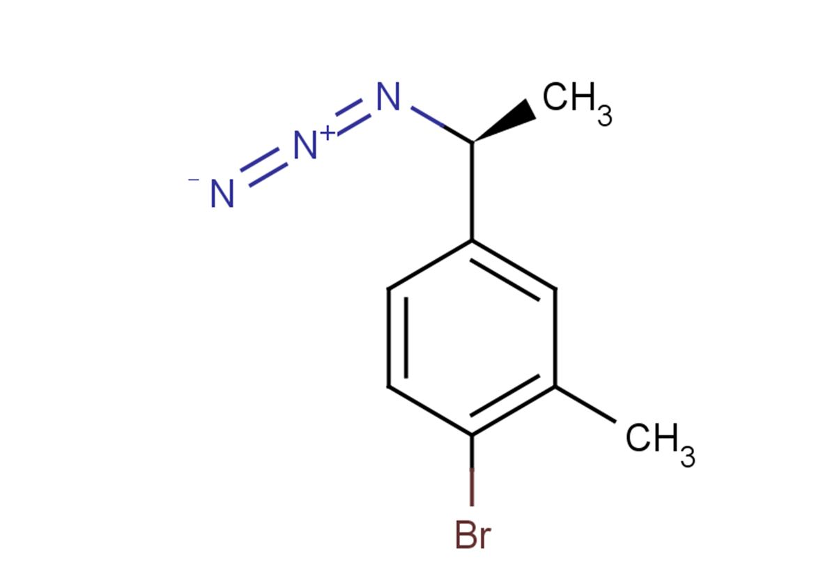 4-[(1S)-1-azidoethyl]-1-bromo-2-methylbenzene