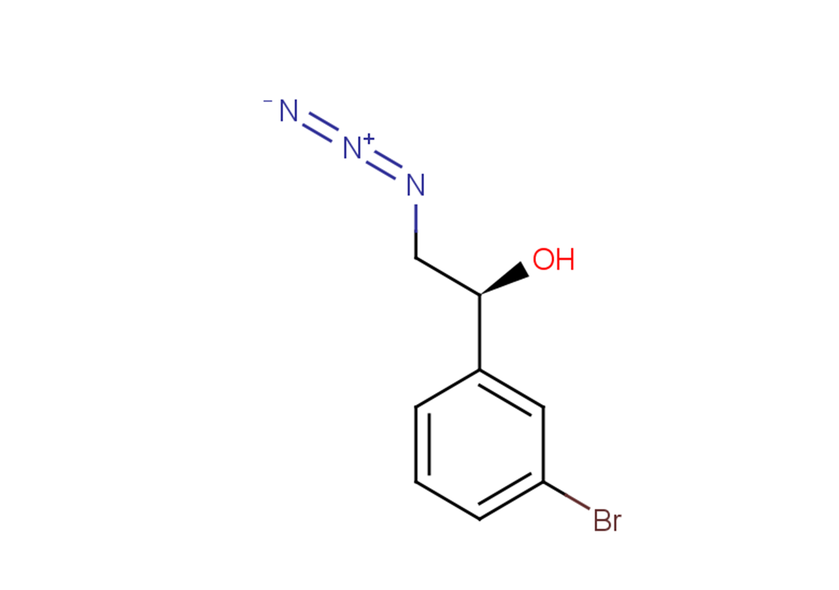 (1S)-2-azido-1-(3-bromophenyl)ethan-1-ol