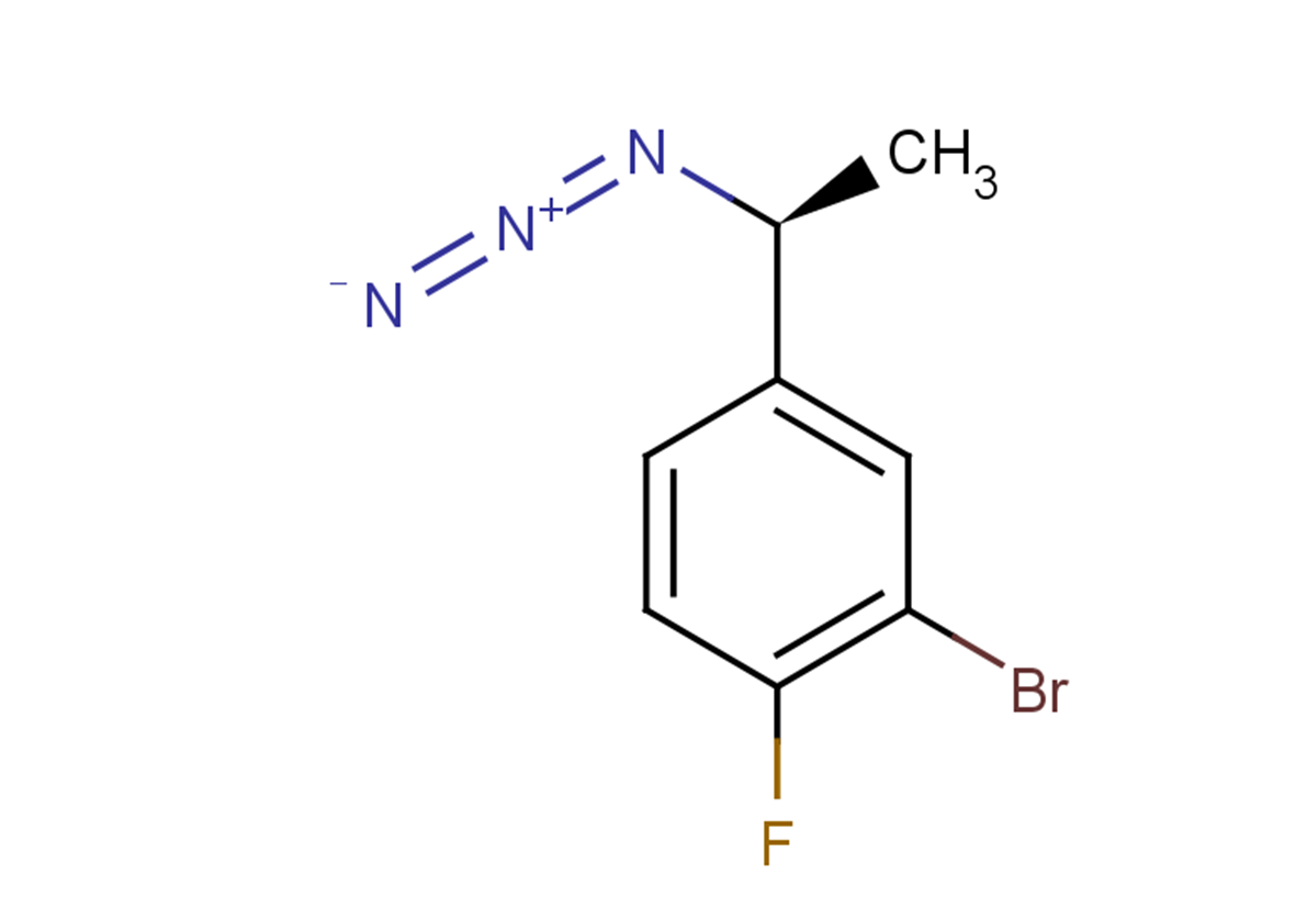 4-[(1S)-1-azidoethyl]-2-bromo-1-fluorobenzene
