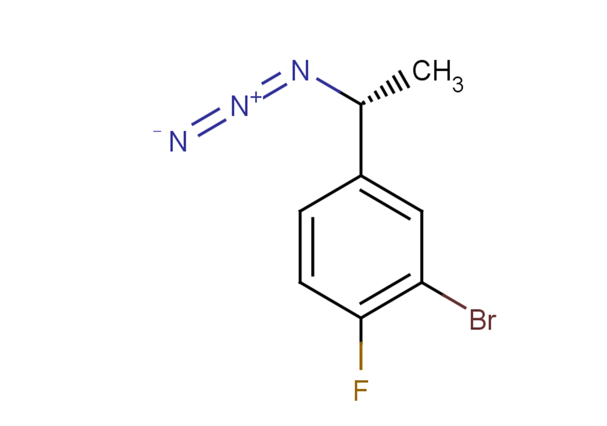 4-[(1R)-1-azidoethyl]-2-bromo-1-fluorobenzene