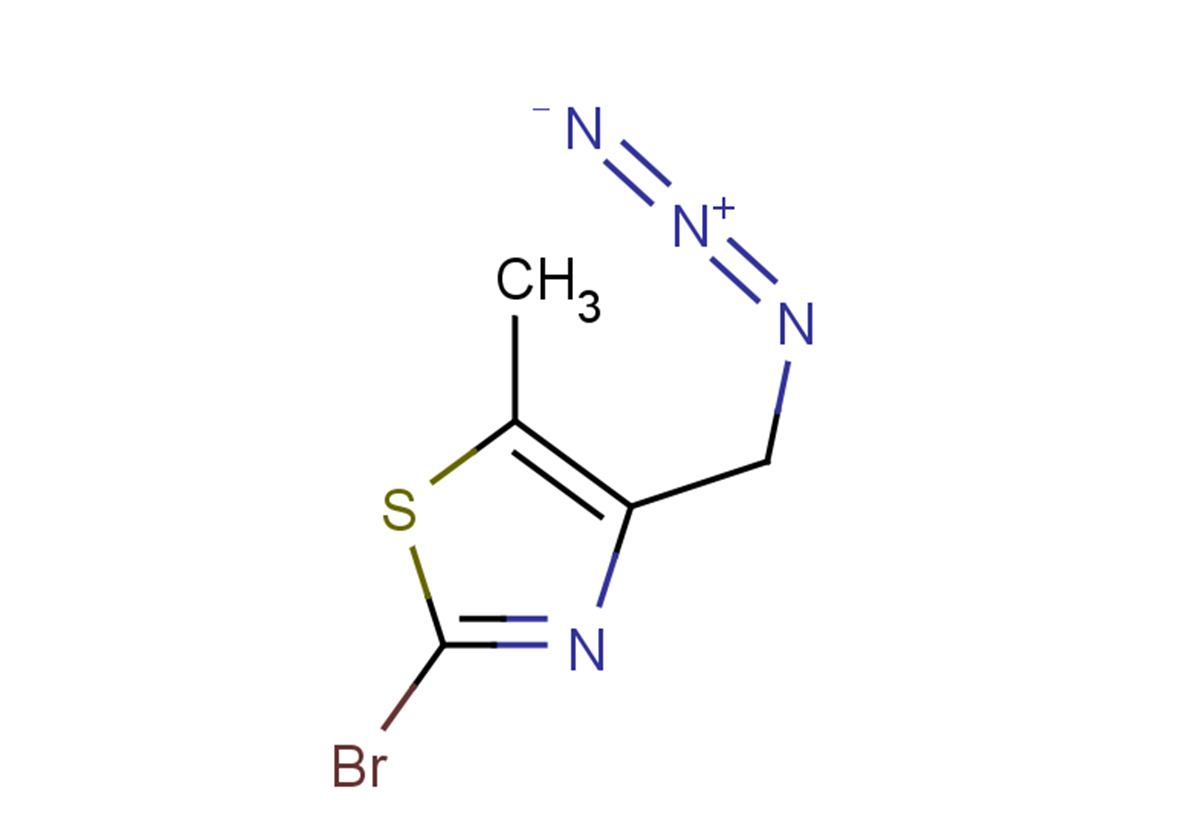 4-(azidomethyl)-2-bromo-5-methyl-1,3-thiazole