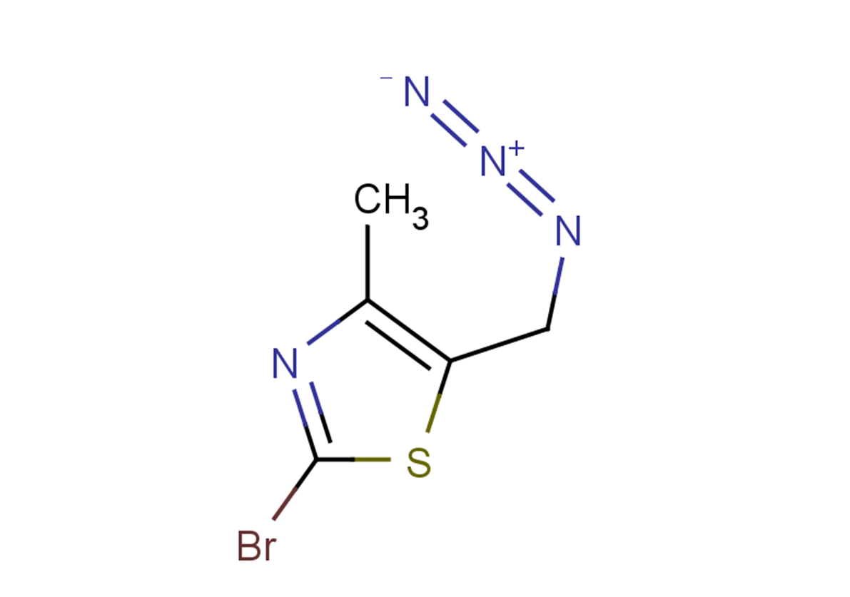 5-(azidomethyl)-2-bromo-4-methyl-1,3-thiazole
