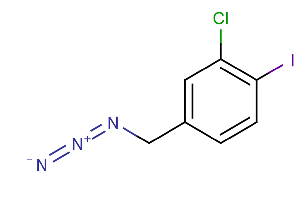 4-(azidomethyl)-2-chloro-1-iodobenzene