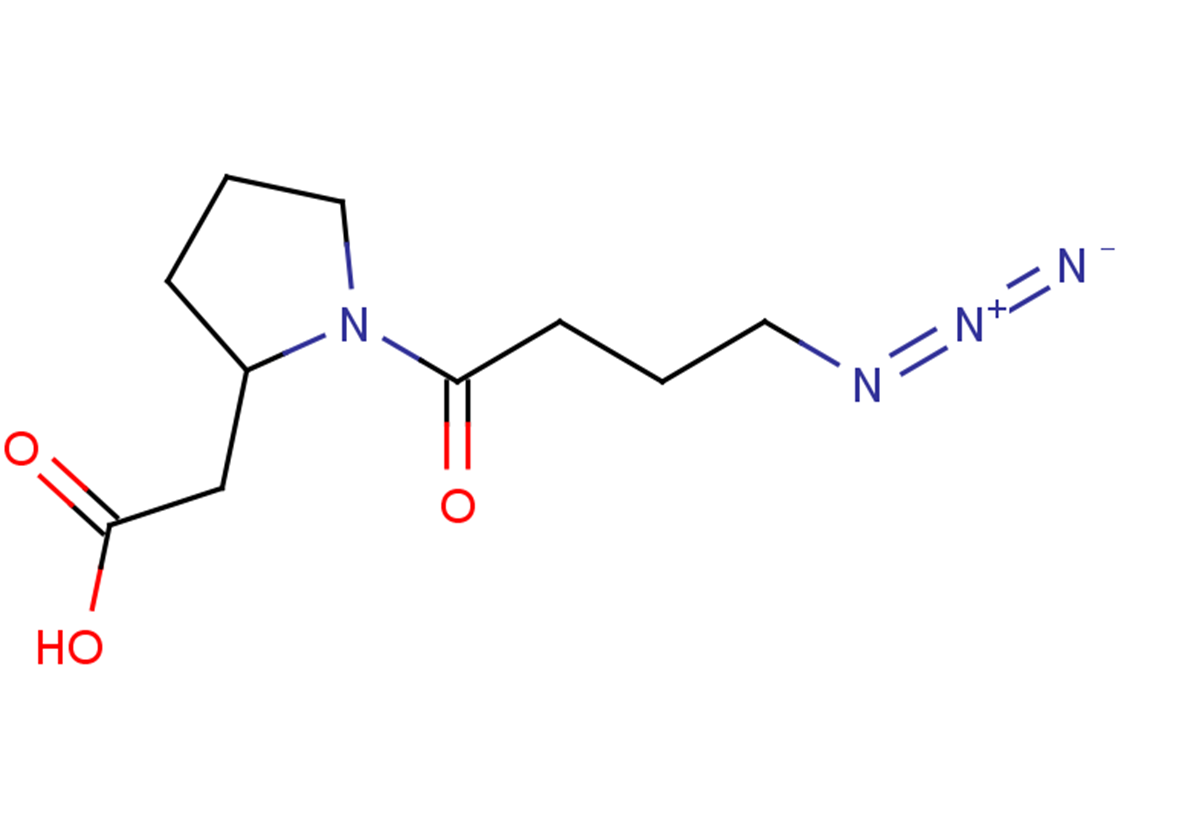 2-[1-(4-azidobutanoyl)pyrrolidin-2-yl]acetic acid