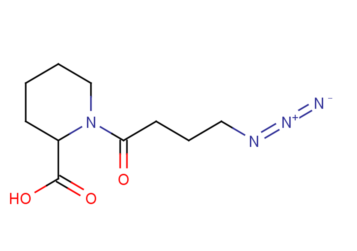 1-(4-azidobutanoyl)piperidine-2-carboxylic acid