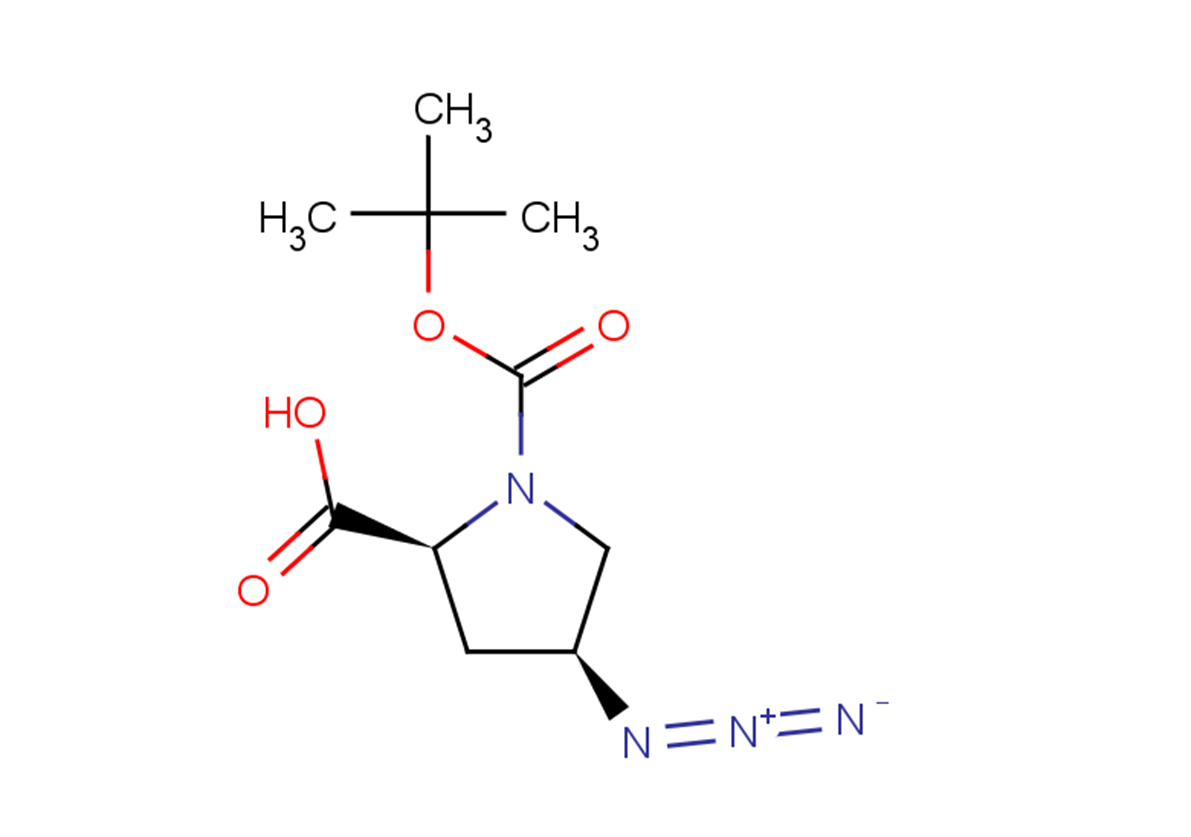 (2S,4S)-4-azido-1-[(tert-butoxy)carbonyl]pyrrolidine-2-carboxylic acid